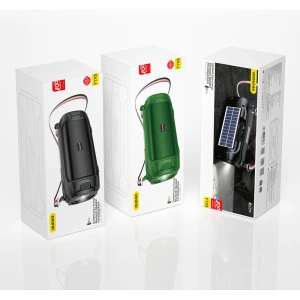 Hurtownia GSM - Bluetooth 5.0 hangszóró Dudao 5W 1200mAh FM rádió zöld napelemes panel (Y1XS) - DDA154 - {ean13} - Hurt