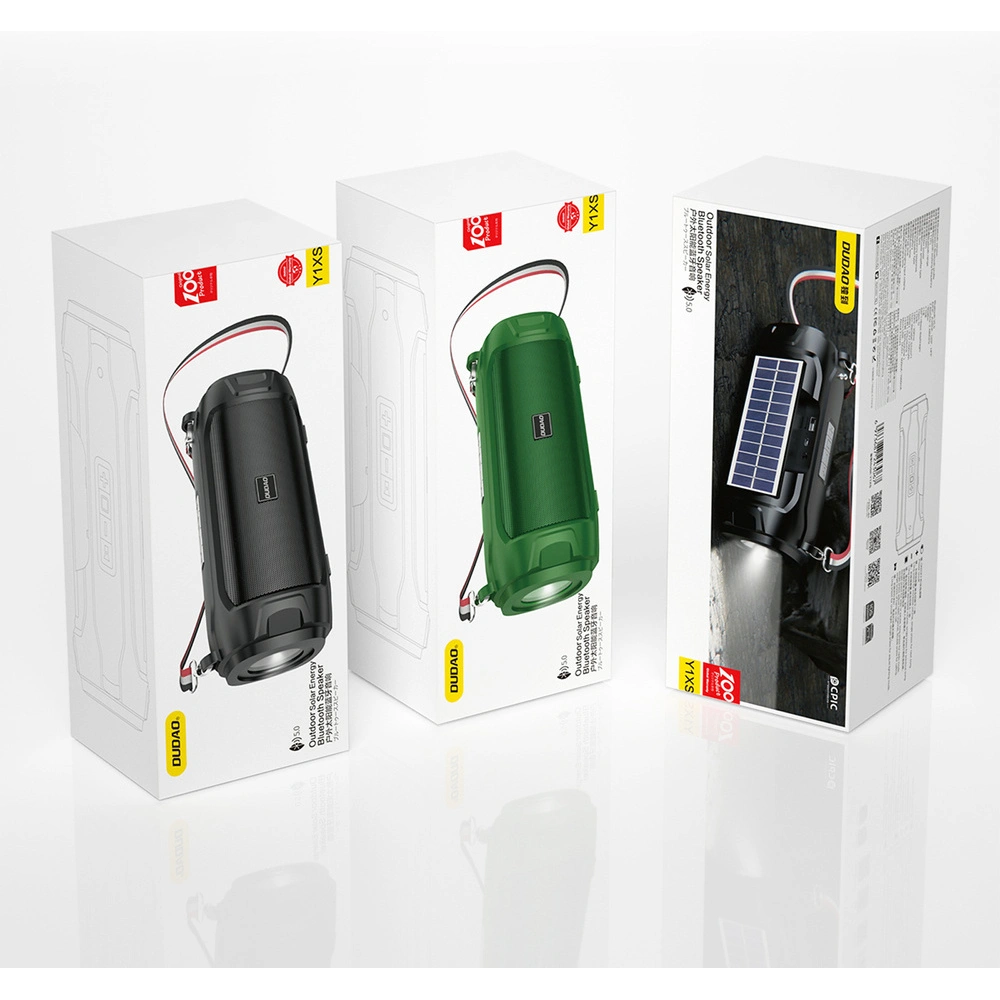 Hurtownia GSM - Bluetooth-Lautsprecher 5.0 Dudao 5W 1200mAh FM-Radio Solarpanel grün (Y1XS) - DDA154 - {ean13} - Hurt