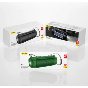 Hurtownia GSM - Bluetooth-Lautsprecher 5.0 Dudao 5W 1200mAh FM-Radio Solarpanel grün (Y1XS) - DDA154 - {ean13} - Hurt