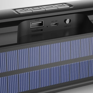 Hurtownia GSM - Bluetooth-Lautsprecher 5.0 Dudao 5W 1200mAh FM-Radio Solarpanel grün (Y1XS) - DDA154 - {ean13} - Hurt