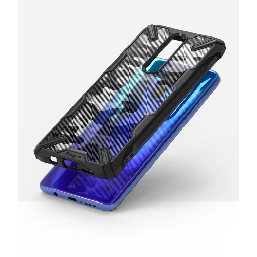 Etui Ringke Fusion-X Design Pocophone X2/Redmi K30 Camo (Moro) Black