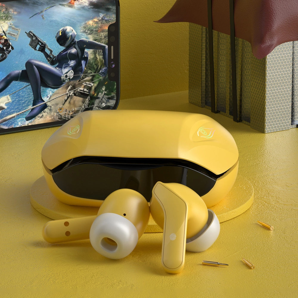 Wholesale Dudao in-ear wireless headphones TWS Bluetooth 5.2 yellow (U16H-yellow) - DDA156 - {ean13} - Hurt