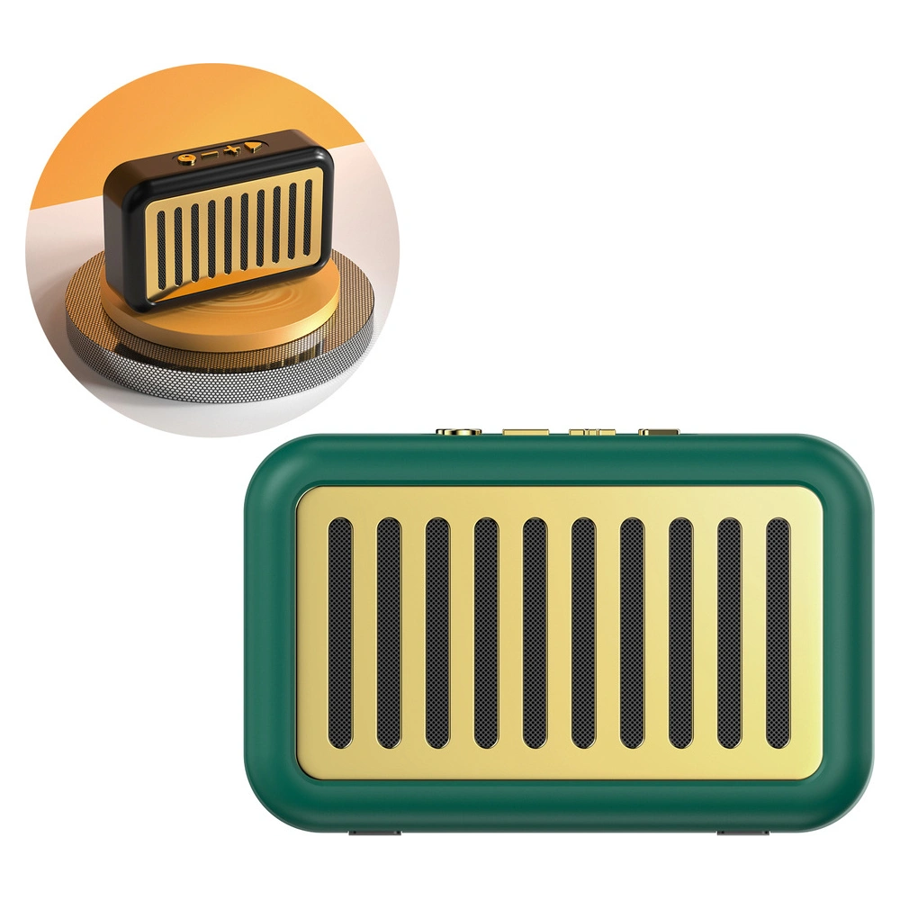 Wholesale Dudao Y13s Retro Portable Wireless Bluetooth 5.0 Speaker Green (Y13s-green) - DDA157 - {ean13} - Hurt