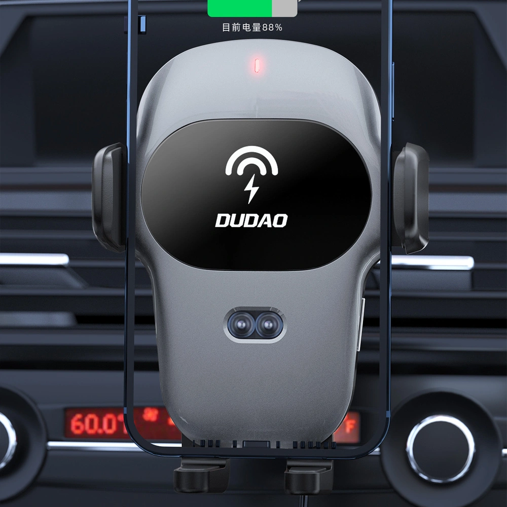 Hurtownia GSM - Auto-Halterung mit induktiver Ladestation Dudao Qi 15W grau (F20xs) - DDA164 - {ean13} - Hurt