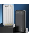 Hurtownia GSM - Powerbank Dudao 20000mAh se 3 vestavěnými kabely USB-C/microUSB/Lightning bílý (K6Pro+) - DDA167 - {ean13} - Hurt