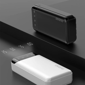 Hurtownia GSM - Powerbank Dudao 20000mAh se 3 vestavěnými kabely USB-C/microUSB/Lightning bílý (K6Pro+) - DDA167 - {ean13} - Hurt