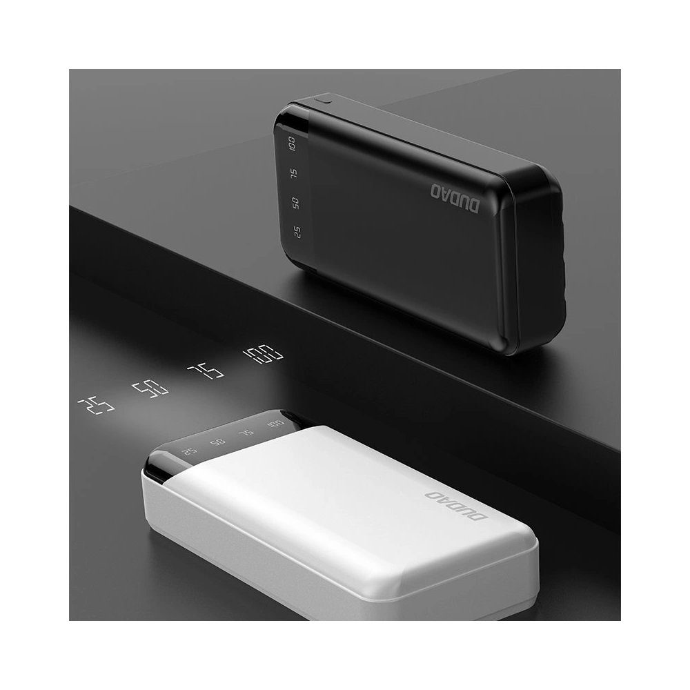 Hurtownia GSM - Powerbank Dudao 20000mAh se 3 vestavěnými kabely USB-C/microUSB/Lightning bílý (K6Pro+) - DDA167 - {ean13} - Hurt