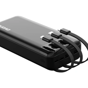 Hurtownia GSM - Powerbank Dudao 20000mAh se 3 vestavěnými kabely USB-C/microUSB/Lightning bílý (K6Pro+) - DDA167 - {ean13} - Hurt