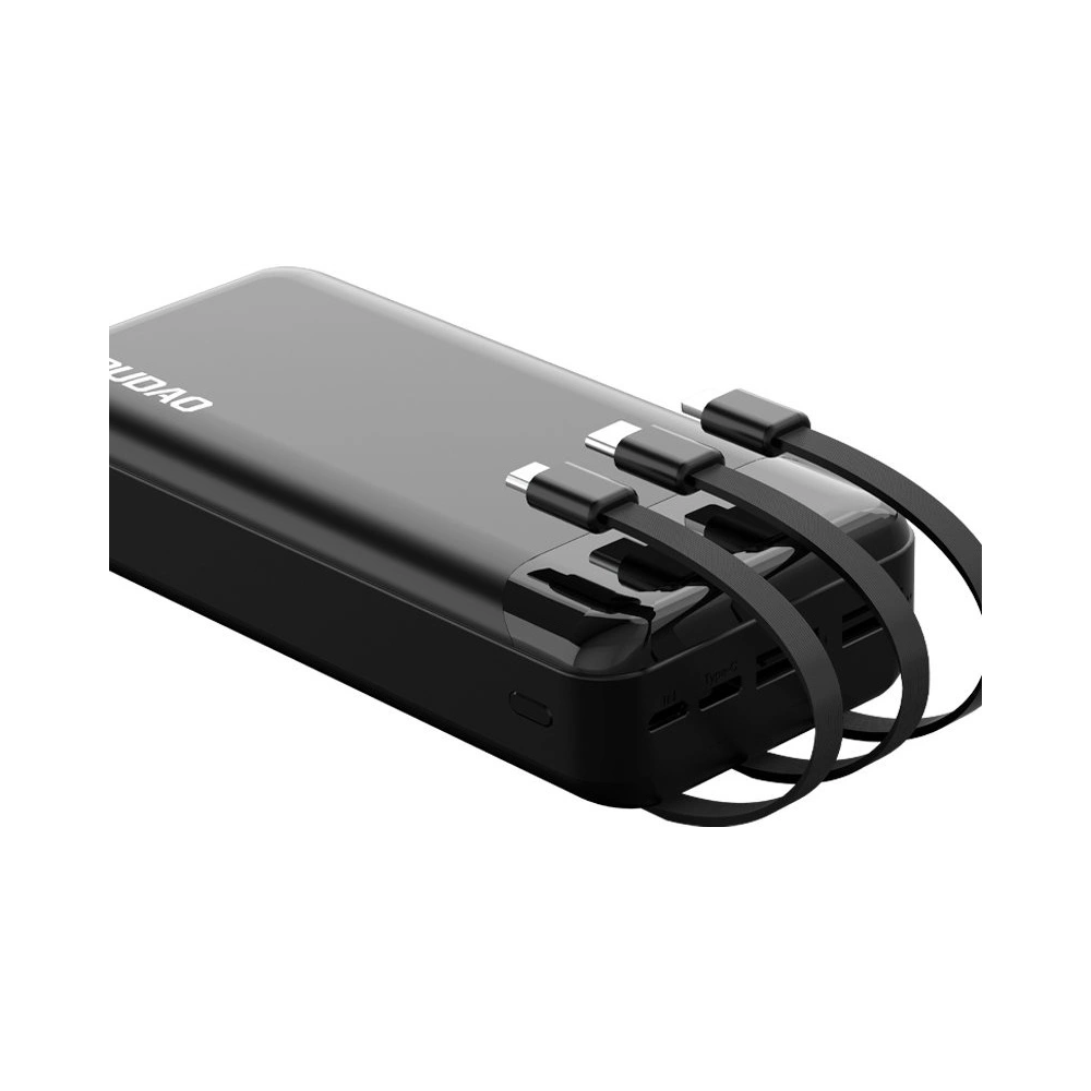 Hurtownia GSM - Powerbank Dudao 20000mAh se 3 vestavěnými kabely USB-C/microUSB/Lightning bílý (K6Pro+) - DDA167 - {ean13} - Hurt