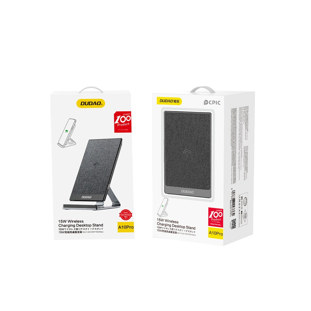 Hurtownia GSM - Încărcător wireless Dudao 15W negru (A10Pro) - DDA170 - {ean13} - Hurt
