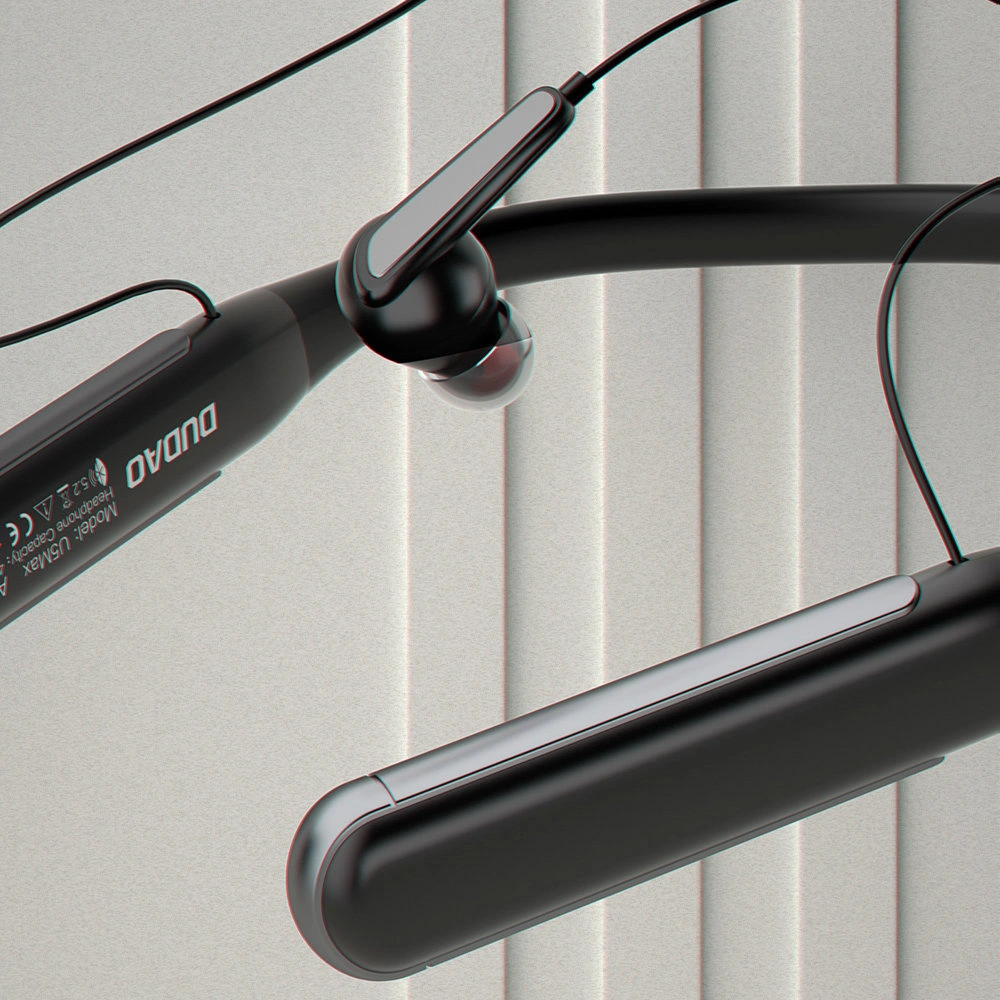 Hurtownia GSM - Căști wireless Dudao Neckband 400mAh negru (U5Max) - DDA171 - {ean13} - Hurt