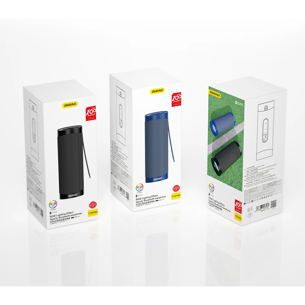 Hurtownia GSM - Głośnik Bluetooth 5.0 Dudao RGB czarny (Y10Pro) - DDA172 - {ean13} - Hurt