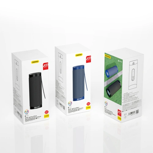 Głośnik Bluetooth 5.0 Dudao RGB niebieski (Y10Pro)