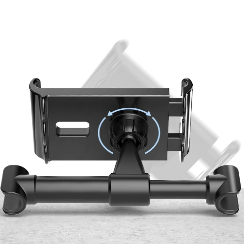 Uchwyt samochodowy na zagłówek Dudao czarny (F7R)