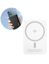 Hurtownia GSM - Powerbank s bezdrátovým nabíjením Dudao MagSafe 5000mAh + magnetický nabíjecí kroužek černý (K14S) - DDA176 - {ean13} - Hurt