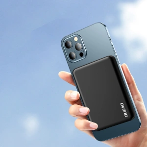 Hurtownia GSM - Powerbank mit kabellosem Laden Dudao MagSafe 5000mAh + magnetisches Ladegerät Ring weiß (K14S) - DDA177 - {ean13} - Hurt