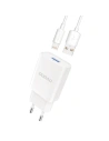 Hurtownia GSM - Ładowarka sieciowa Dudao USB QC3.0 12W biały + kabel Lightning 1m (A3EU) - DDA178 - {ean13} - Hurt