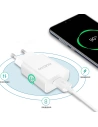 Hurtownia GSM - Ładowarka sieciowa Dudao USB QC3.0 12W biały + kabel Lightning 1m (A3EU) - DDA178 - {ean13} - Hurt