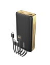 Dudao K4Pro powerbank with built-in cables 20000mAh LED display black