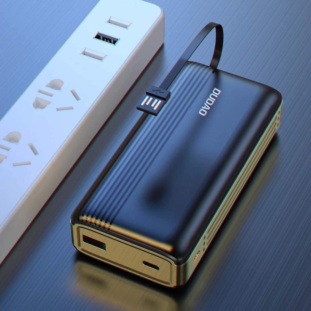 Wholesale Dudao K4Pro powerbank with built-in cables 20000mAh LED display green - DDA182 - {ean13} - Hurt
