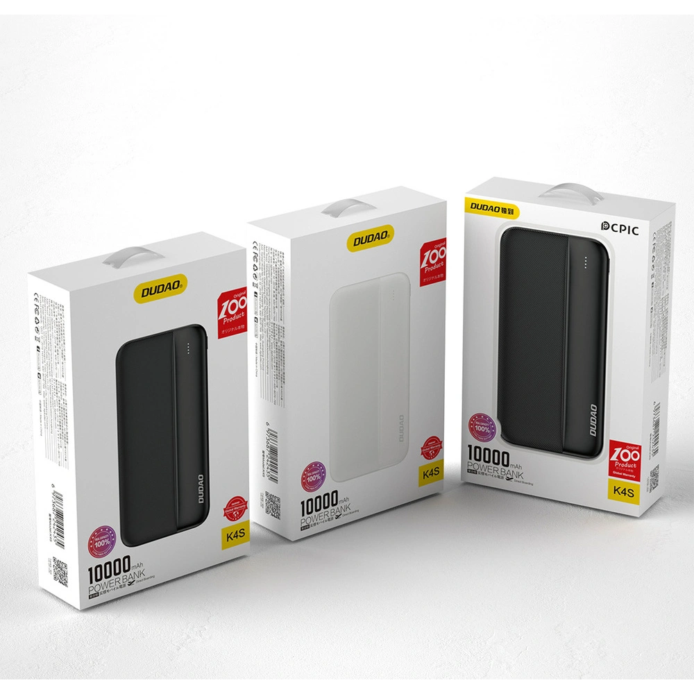 Hurtownia GSM - Powerbank Dudao 2xUSB 10000mAh 5V/2A bílý (K4S) - DDA185 - {ean13} - Hurt