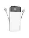 Powerbank Dudao 20000mAh z wbudowanymi kablami biały (K1Pro)