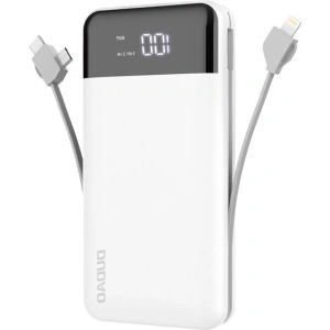 Hurtownia GSM - Powerbank Dudao 20000mAh z wbudowanymi kablami biały (K1Pro) - DDA188 - {ean13} - Hurt