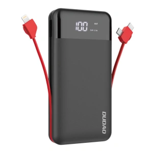 Hurtownia GSM - Powerbank Dudao 20000mAh z wbudowanymi kablami czarny (K1Pro) - DDA189 - {ean13} - Hurt