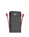 Hurtownia GSM - Powerbank Dudao 2xUSB 10000mAh 2A vestavěný kabel 3w1 Lightning/USB-C/microUSB 3A bílý (K1A) - DDA190 - {ean13} - Hurt