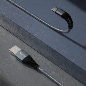 Hurtownia GSM - Kabel Dudao USB – USB-C 6A 1 m šedý (TGL1T) - DDA194 - {ean13} - Hurt