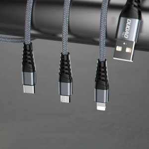 Hurtownia GSM - Kabel Dudao USB – USB-C 6A 1 m šedý (TGL1T) - DDA194 - {ean13} - Hurt