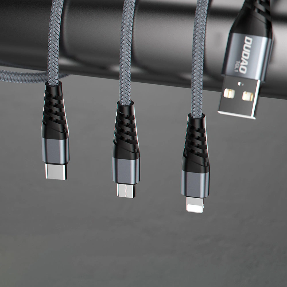 Hurtownia GSM - Kabel Dudao USB – USB-C 6A 1 m šedý (TGL1T) - DDA194 - {ean13} - Hurt