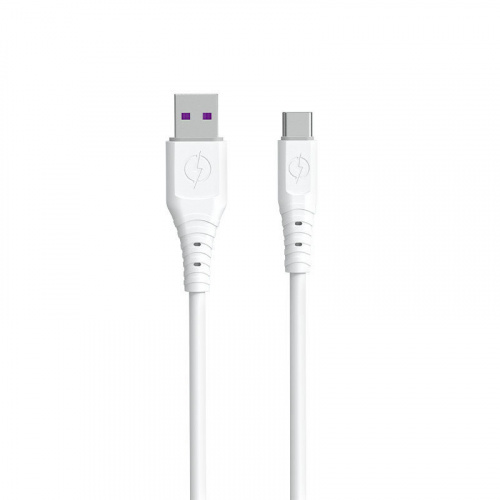 Dudao Distributor - 6973687243388 - DDA198 - Dudao cable USB - USB Type C 6A cable 1 m white (TGL3T) - B2B homescreen