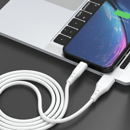Kabel Dudao USB – USB-C 6A 1 m biały (TGL3T)