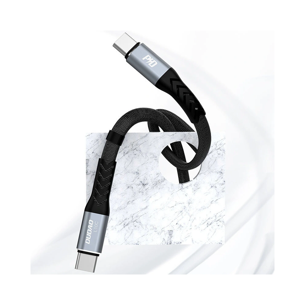 Hurtownia GSM - Kabel Dudao USB-C - USB-C PD100W schwarz (L10C) - DDA203 - {ean13} - Hurt