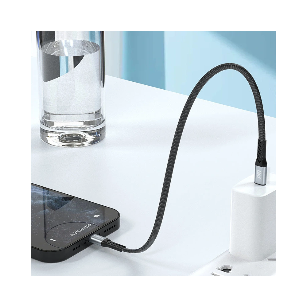 Hurtownia GSM - Kábel Dudao USB-C/Lightning PD20W fekete (L10P) - DDA204 - {ean13} - Hurt
