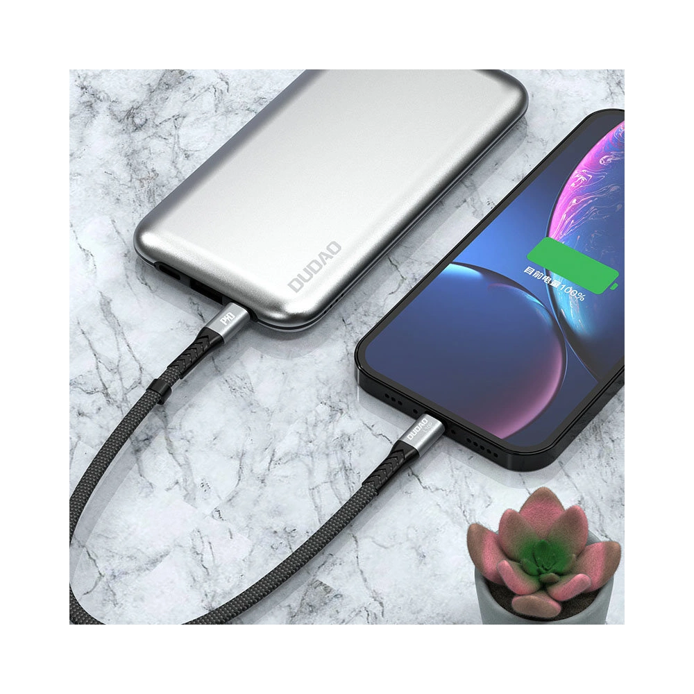 Hurtownia GSM - Kábel Dudao USB-C/Lightning PD20W fekete (L10P) - DDA204 - {ean13} - Hurt