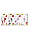 Hurtownia GSM - Kabel Dudao 3w1 s možností prodloužení 1.1m černý (L8H-black) - DDA206 - {ean13} - Hurt