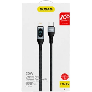 Hurtownia GSM - Kabel Dudao USB-C/Lightning PD 20W černý (L7MaxL) - DDA209 - {ean13} - Hurt