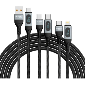Hurtownia GSM - Kabel Dudao USB-C/Lightning PD 20W černý (L7MaxL) - DDA209 - {ean13} - Hurt