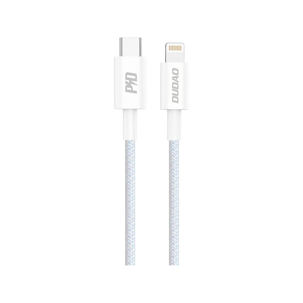 Wholesale Dudao L6E cable USB Type C - Lightning PD 20W white (L6E) - DDA211 - {ean13} - Hurt