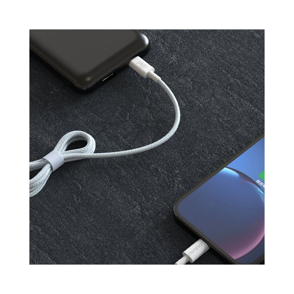 Hurtownia GSM - Kábel Dudao USB-C/Lightning PD 20W fehér (L6E) - DDA211 - {ean13} - Hurt