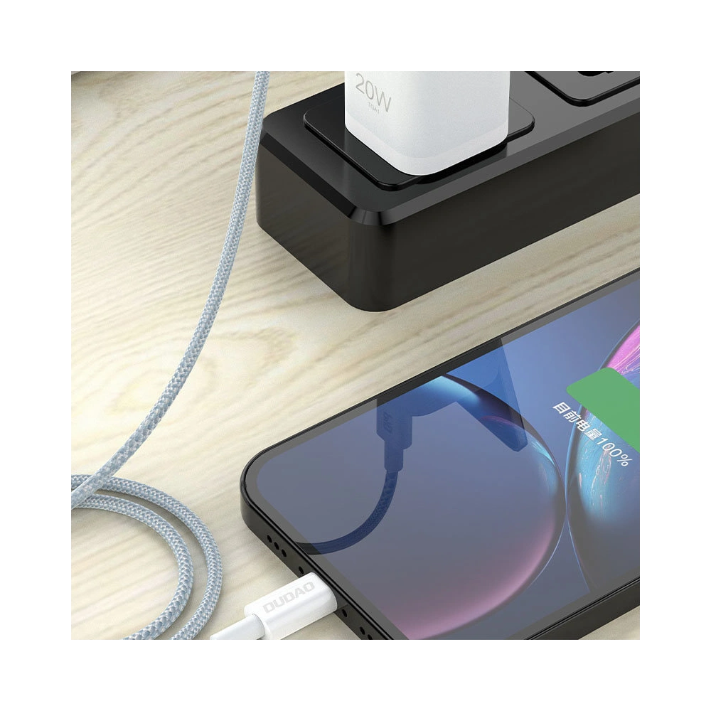 Hurtownia GSM - Kábel Dudao USB-C/Lightning PD 20W fehér (L6E) - DDA211 - {ean13} - Hurt
