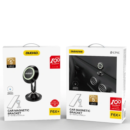 Uchwyt samochodowy magnetyczny Dudao czarny (F6X+)