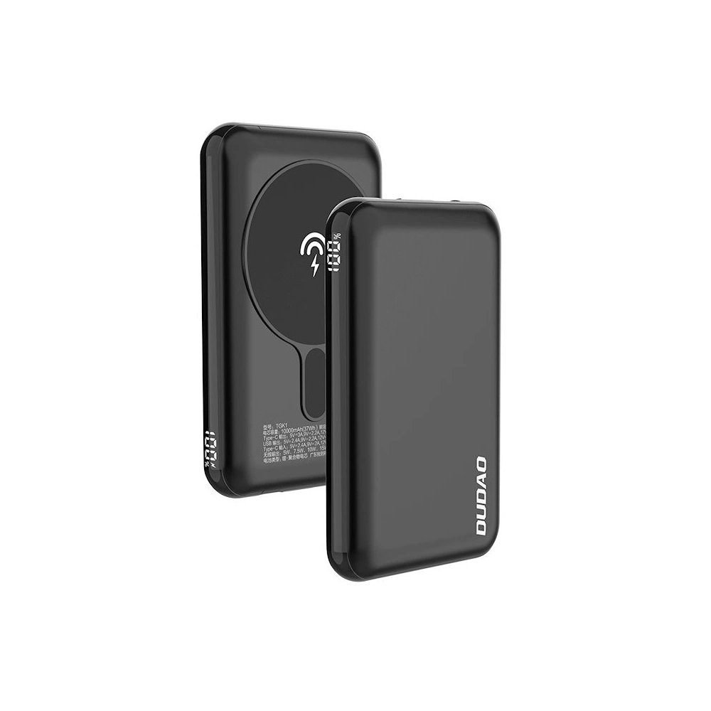Hurtownia GSM - Powerbank s bezdrátovým nabíjením Dudao 15W 10000mAh černý (TGK1) - DDA215 - {ean13} - Hurt