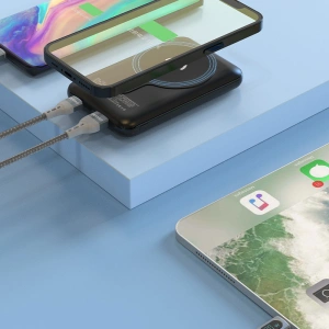Hurtownia GSM - Powerbank s bezdrátovým nabíjením Dudao 15W 10000mAh černý (TGK1) - DDA215 - {ean13} - Hurt
