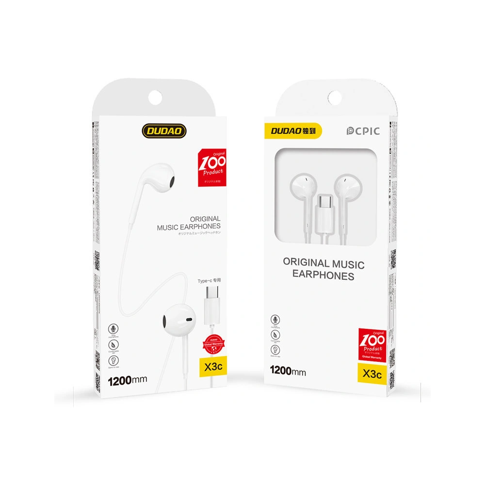 Hurtownia GSM - Sluchátka Dudao USB-C bílá (X3C) - DDA218 - {ean13} - Hurt