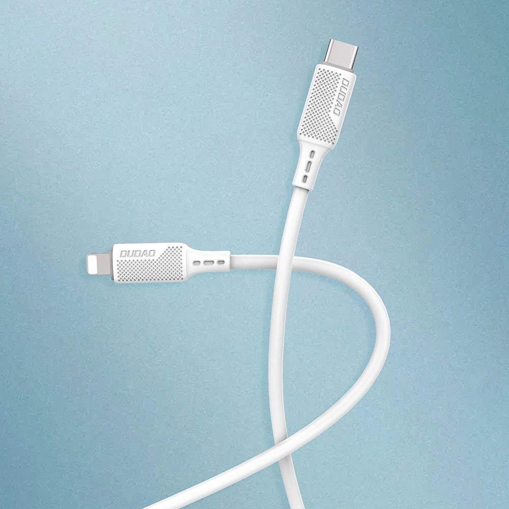 Hurtownia GSM - Kabel Dudao USB-C/Lightning 20W PD 1m bílý (L6S_1M) - DDA221 - {ean13} - Hurt