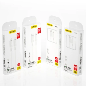 Hurtownia GSM - Kabel Dudao USB-C pro nabíjení a přenos dat 100W PD 1m bílý (L5S_1M) - DDA222 - {ean13} - Hurt