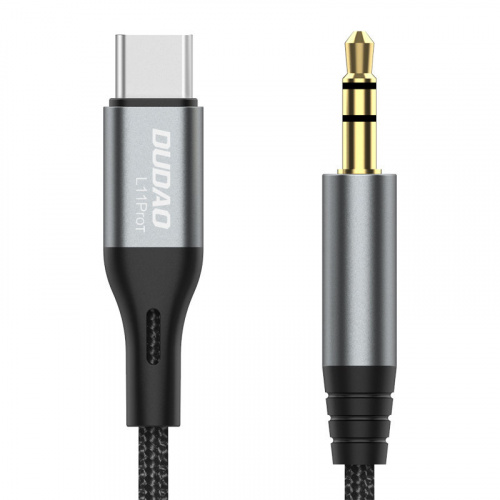 Hurtownia Dudao - 6970379618639 - DDA223 - Kabel audio Dudao USB-C - mini jack 3.5mm szary (L11PROT) - B2B homescreen